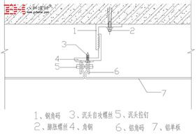 室內(nèi)鋁單板密拼安裝節(jié)點圖 室內(nèi)鋁單板密拼安裝節(jié)點圖