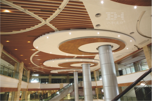 八和建材仿木紋鋁方通吊頂