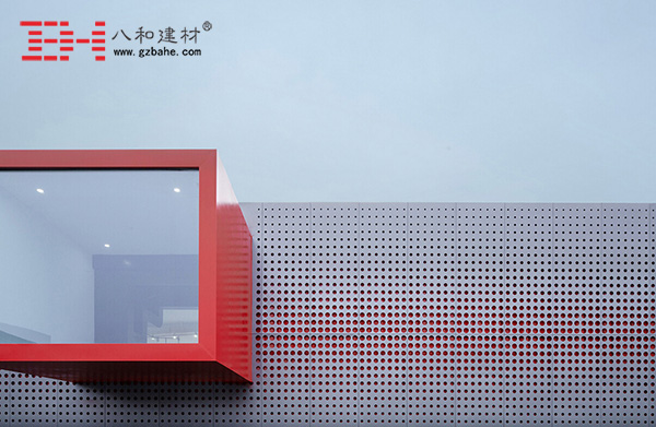 北京經(jīng)開(kāi)智匯園新媒體展示中心-外墻金屬穿孔板3